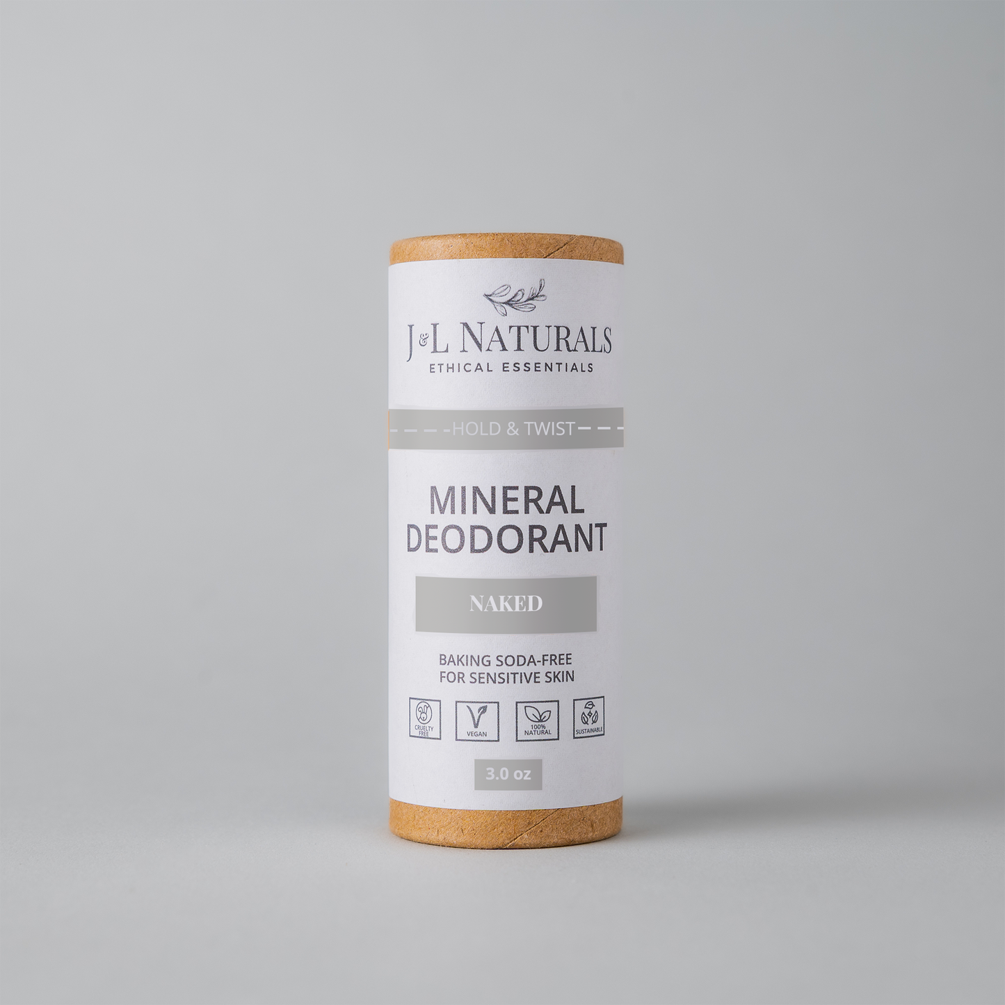 Mineral Deodorant (Baking-Soda Free): Peppermint & Bergamot