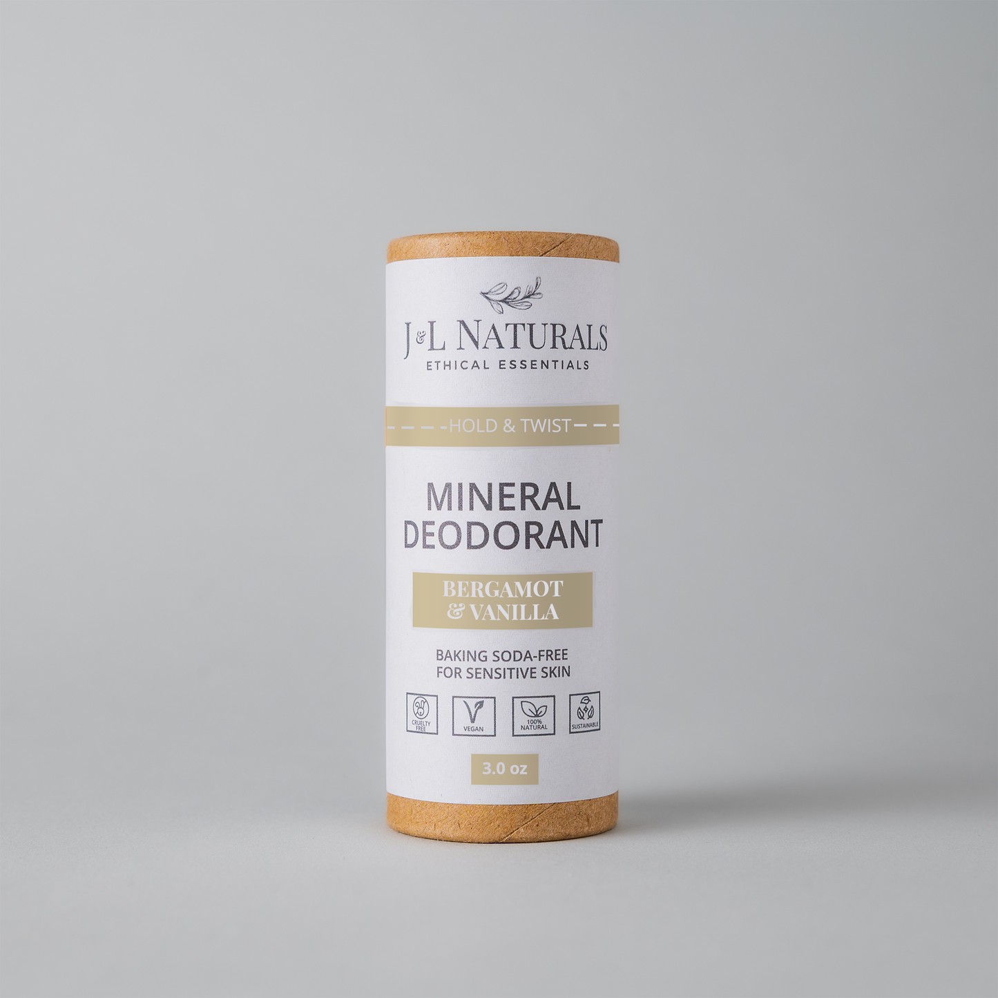 Mineral Deodorant (Baking-Soda Free): Lemongrass & Clove