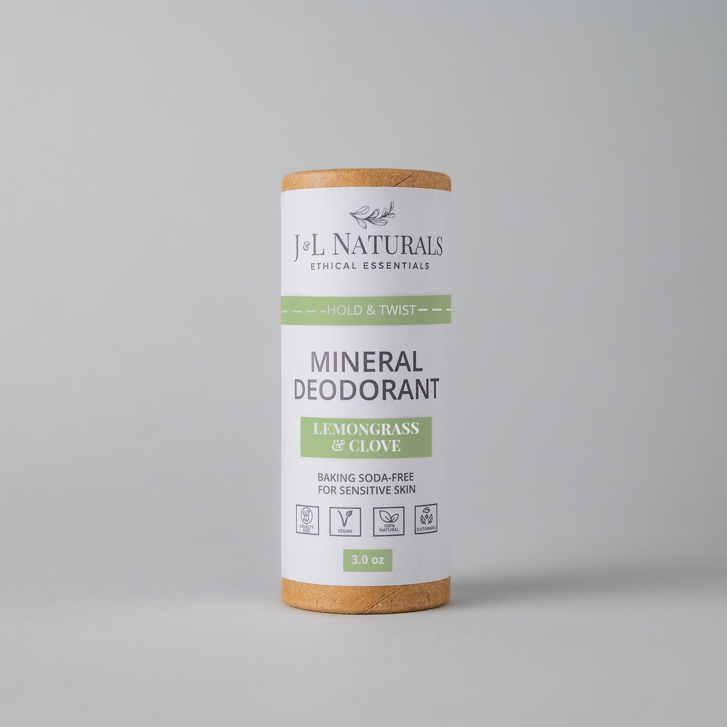 Mineral Deodorant (Baking-Soda Free): Peppermint & Bergamot