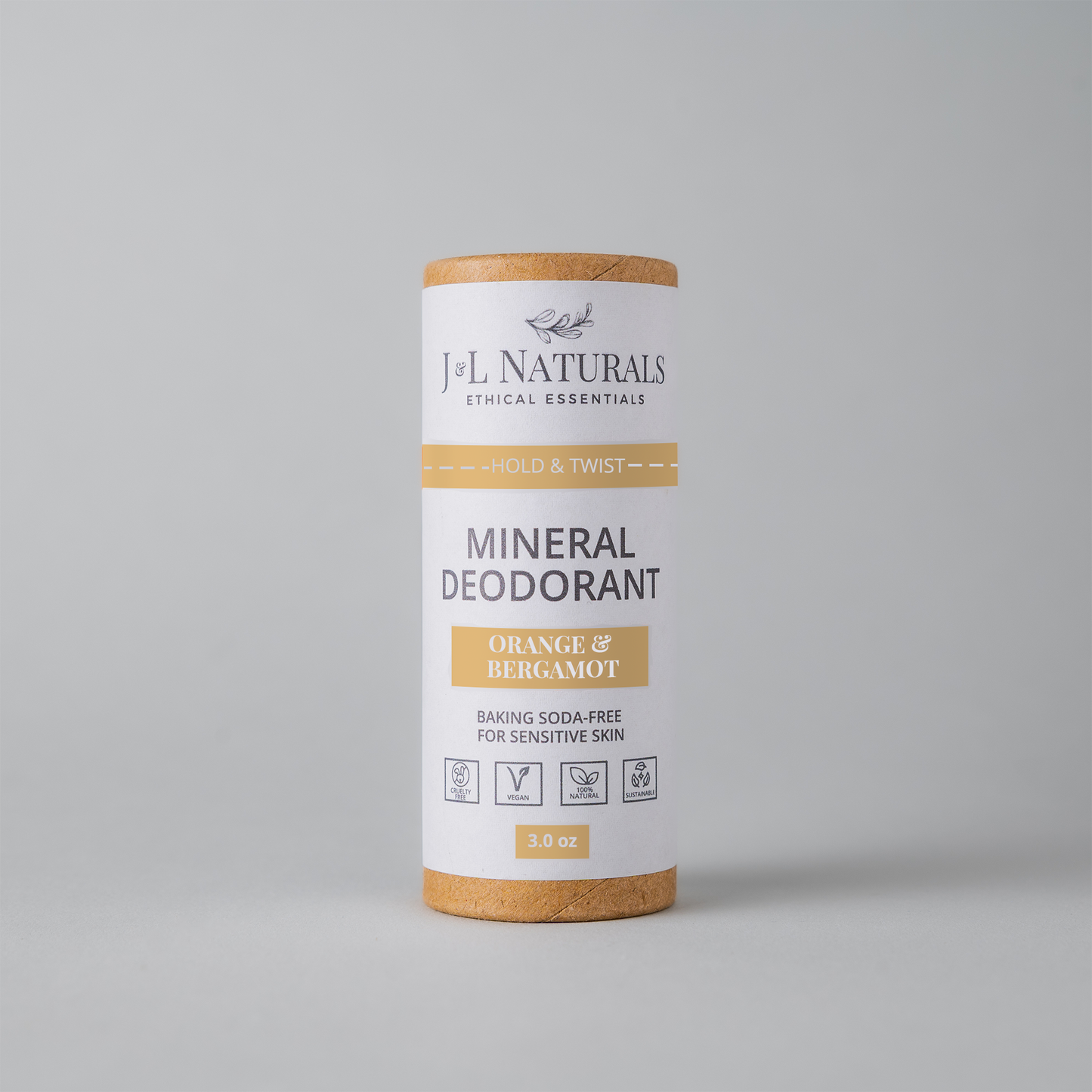Mineral Deodorant (Baking-Soda Free): Lemongrass & Clove