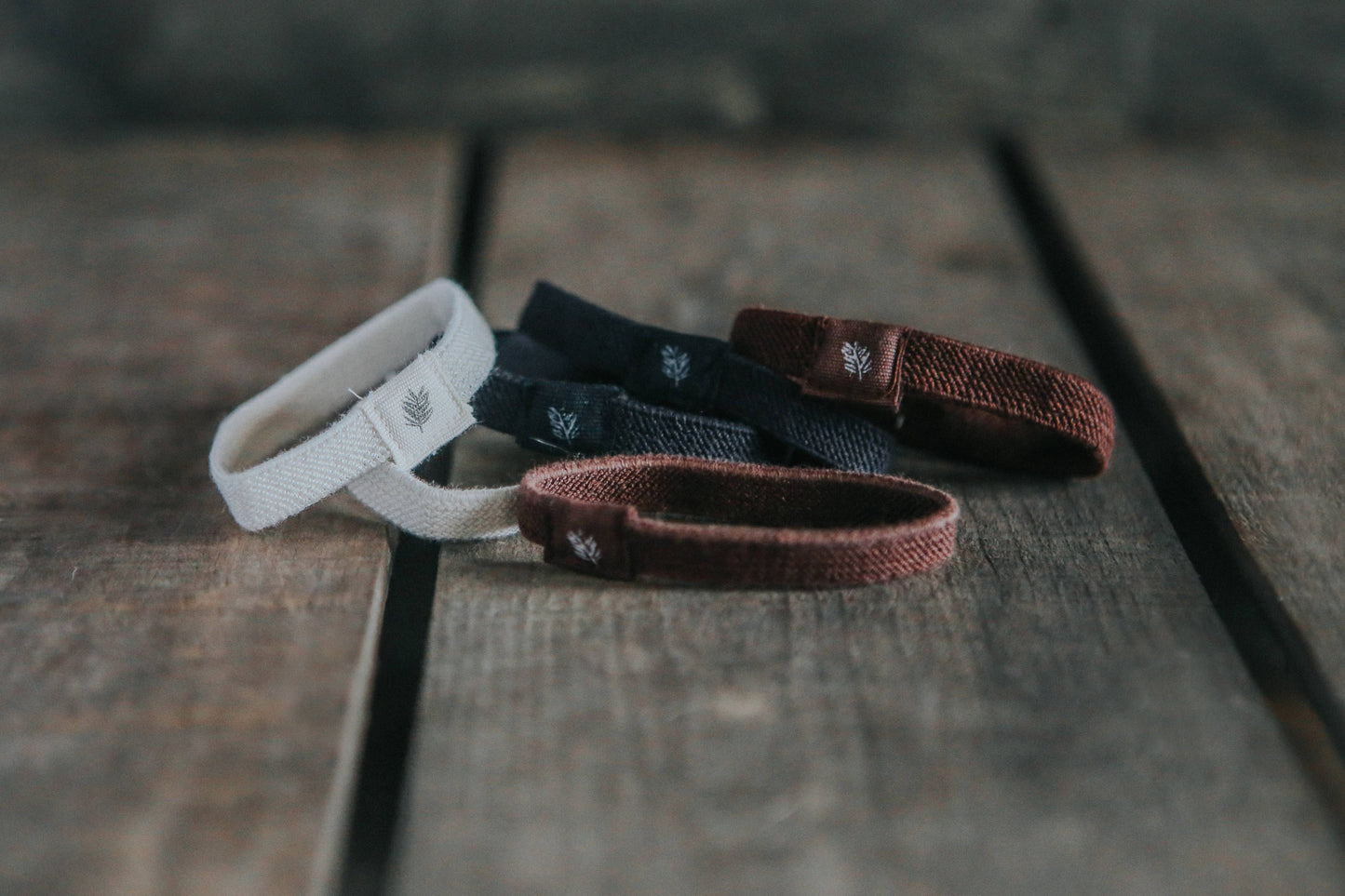 Hair Ties - Plastic Free - 6 Pack (Natural)