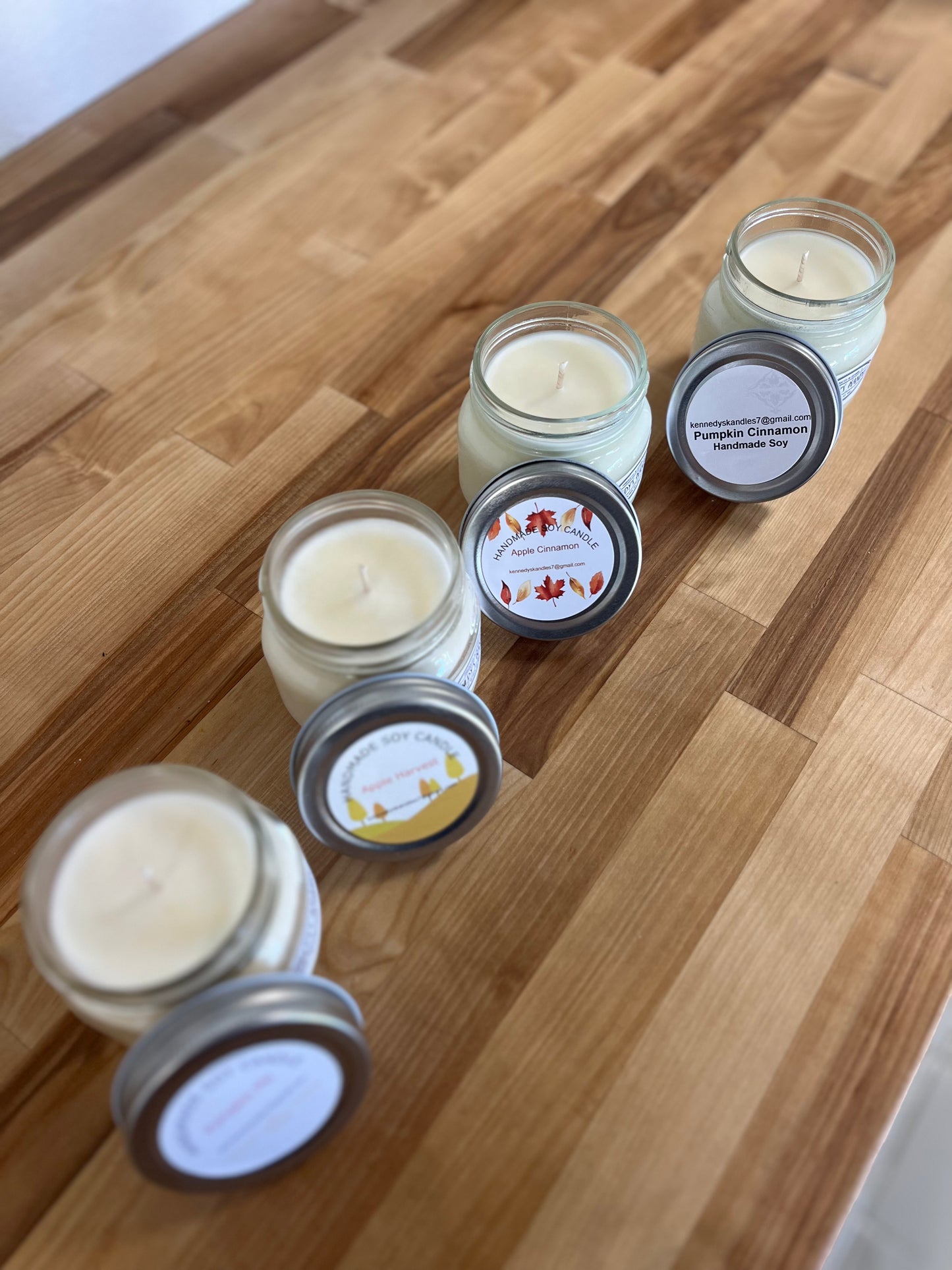 100% Natural Soy Wax Candle
