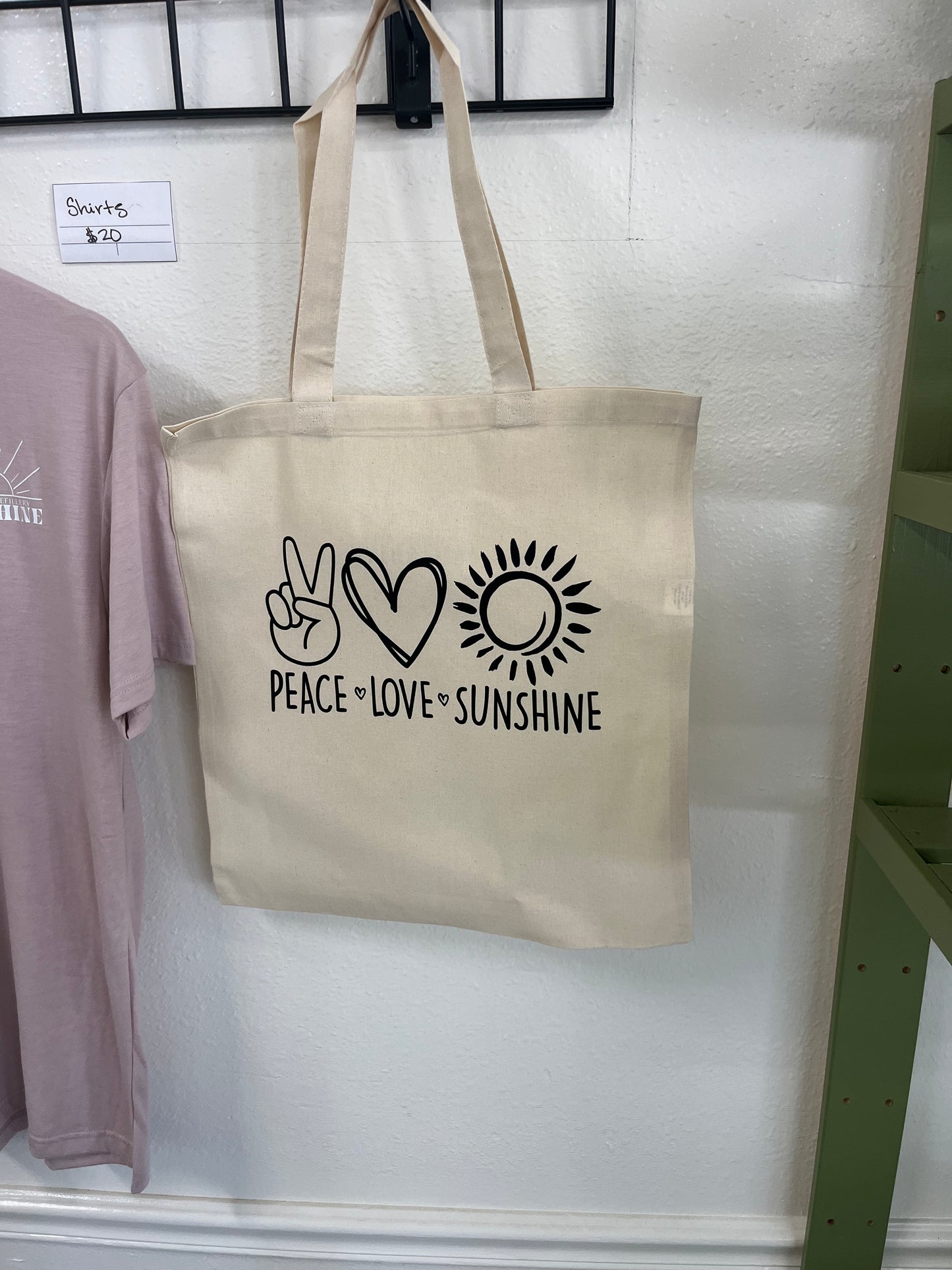 Natural Cotton Canvas Basic Tote Bags