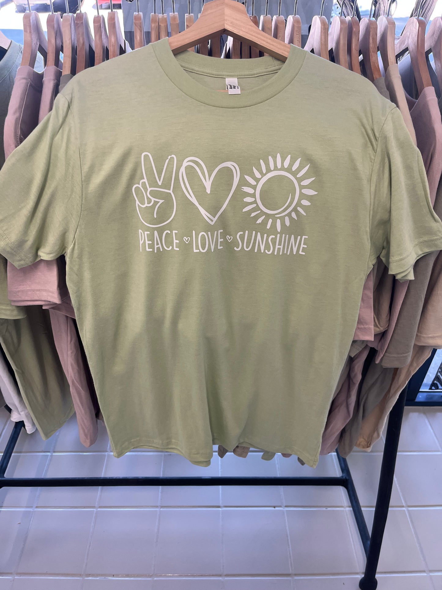 Sunshine Market Shirt - Peace Love & Sunshine
