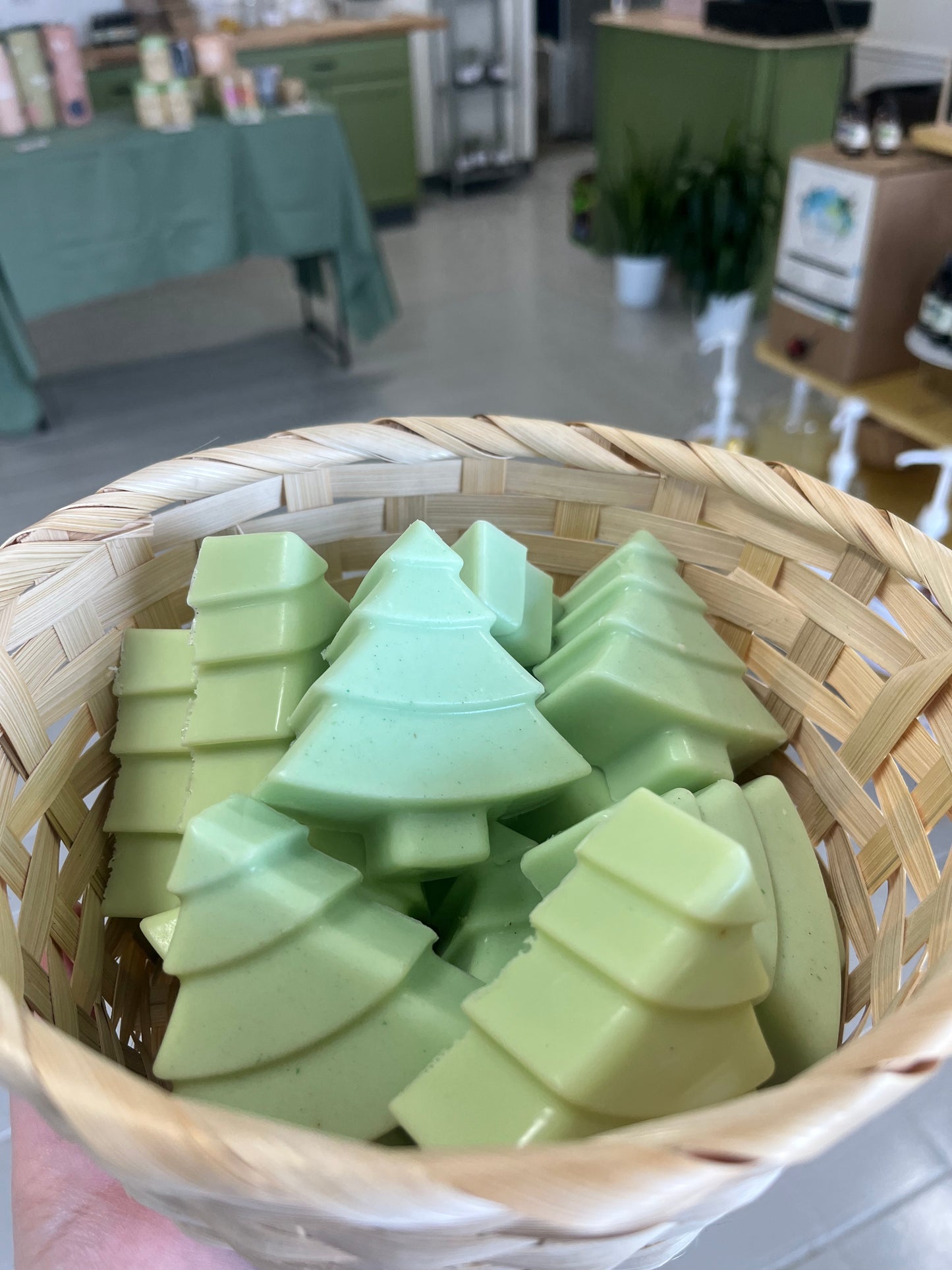 Goats Milk Christmas Tree Soap