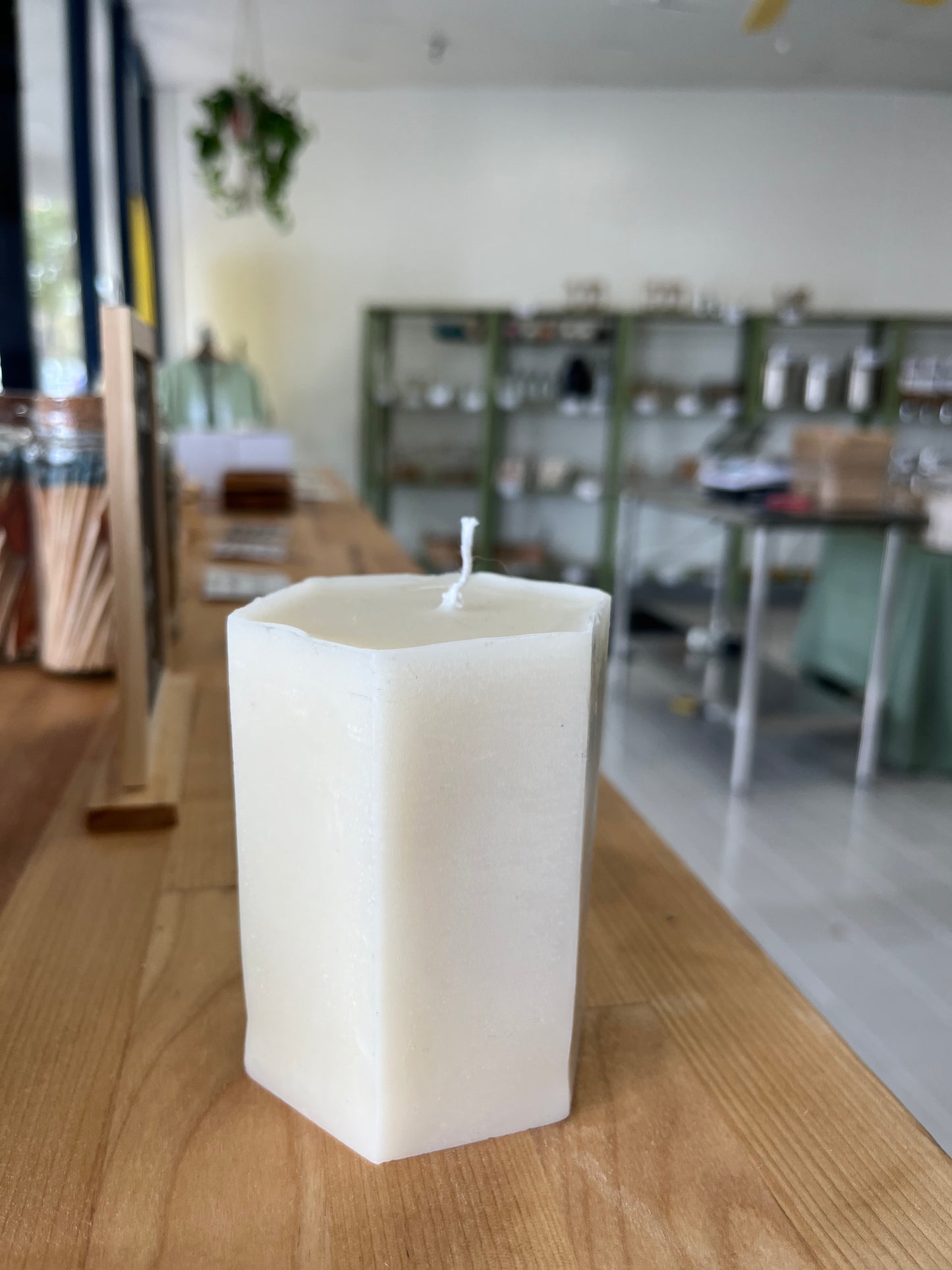 Hexagon Candle - 100% Beeswax