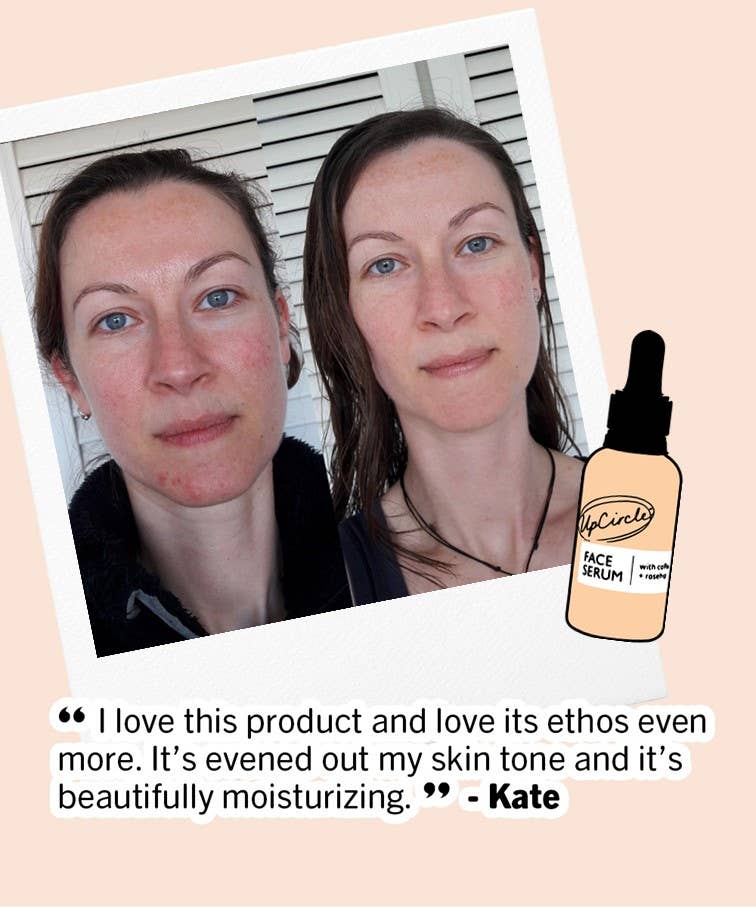 Collagen Boosting Facial Oil - Serum with Coffee + Rosehip: Pipette
