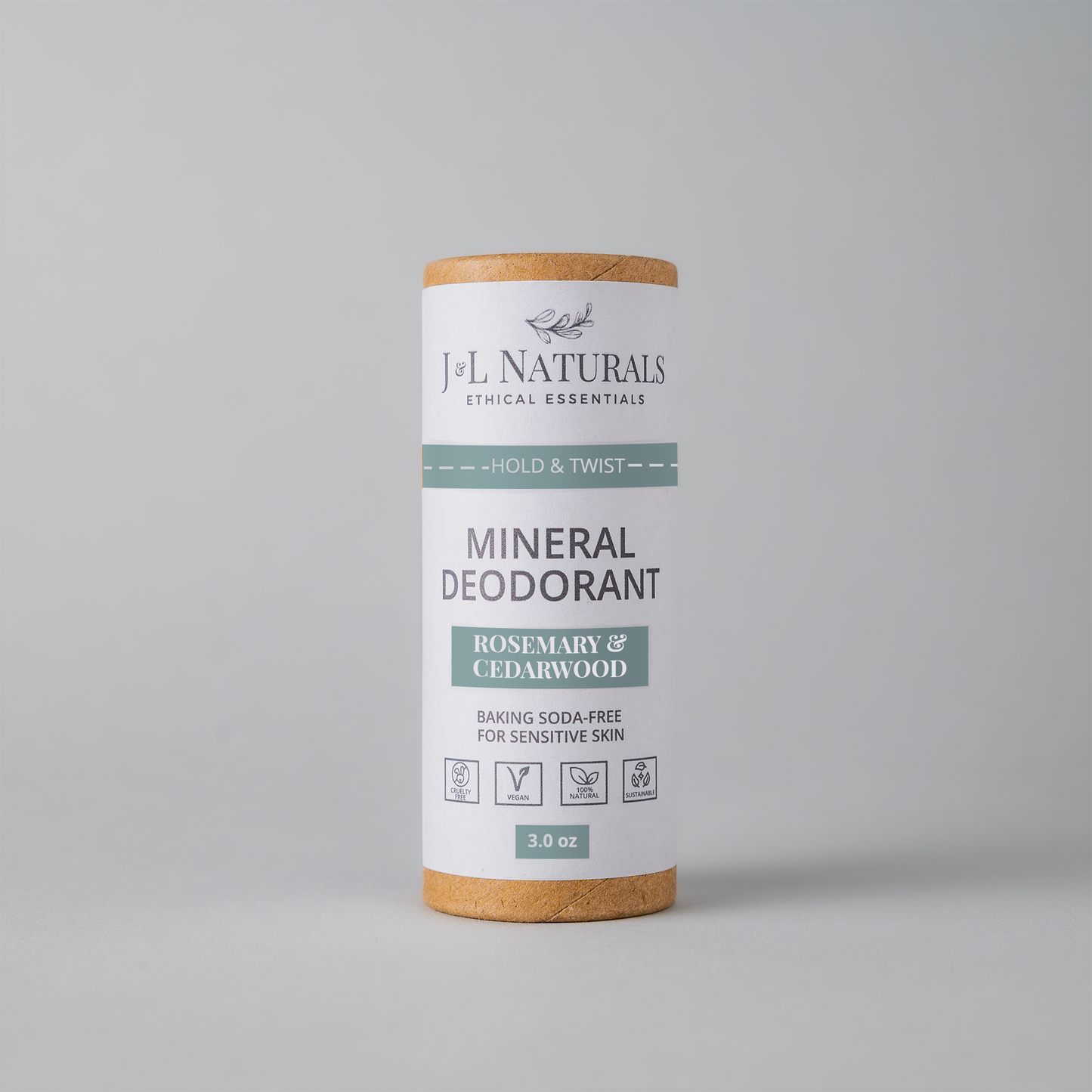 Mineral Deodorant (Baking-Soda Free): Lemongrass & Clove
