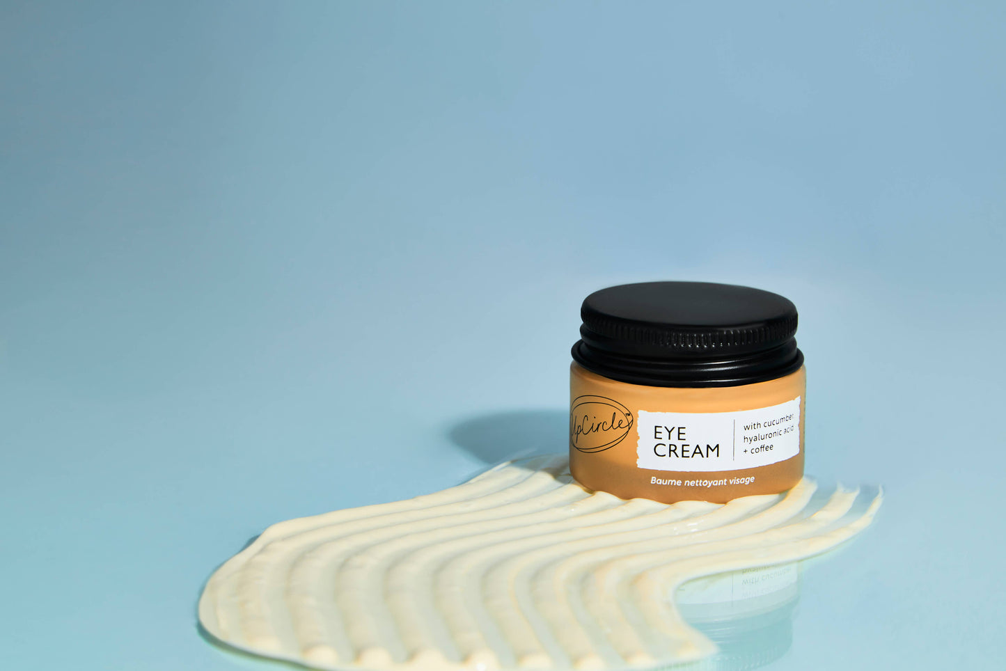 Eco Vegan Eye Cream with Cucumber, Hyaluronic Acid + Coffee