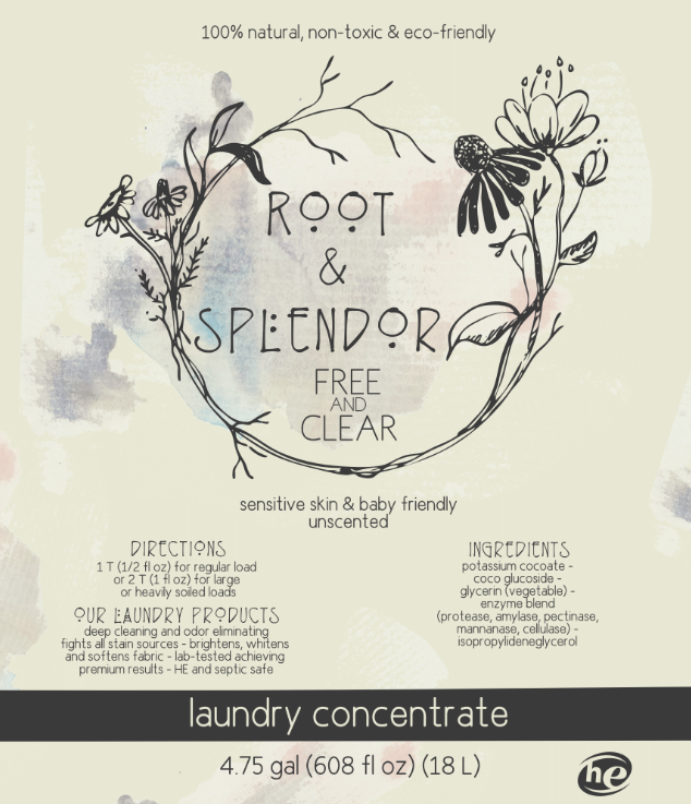 Laundry Soap Concentrate Free and Clear - Price Per Ounce