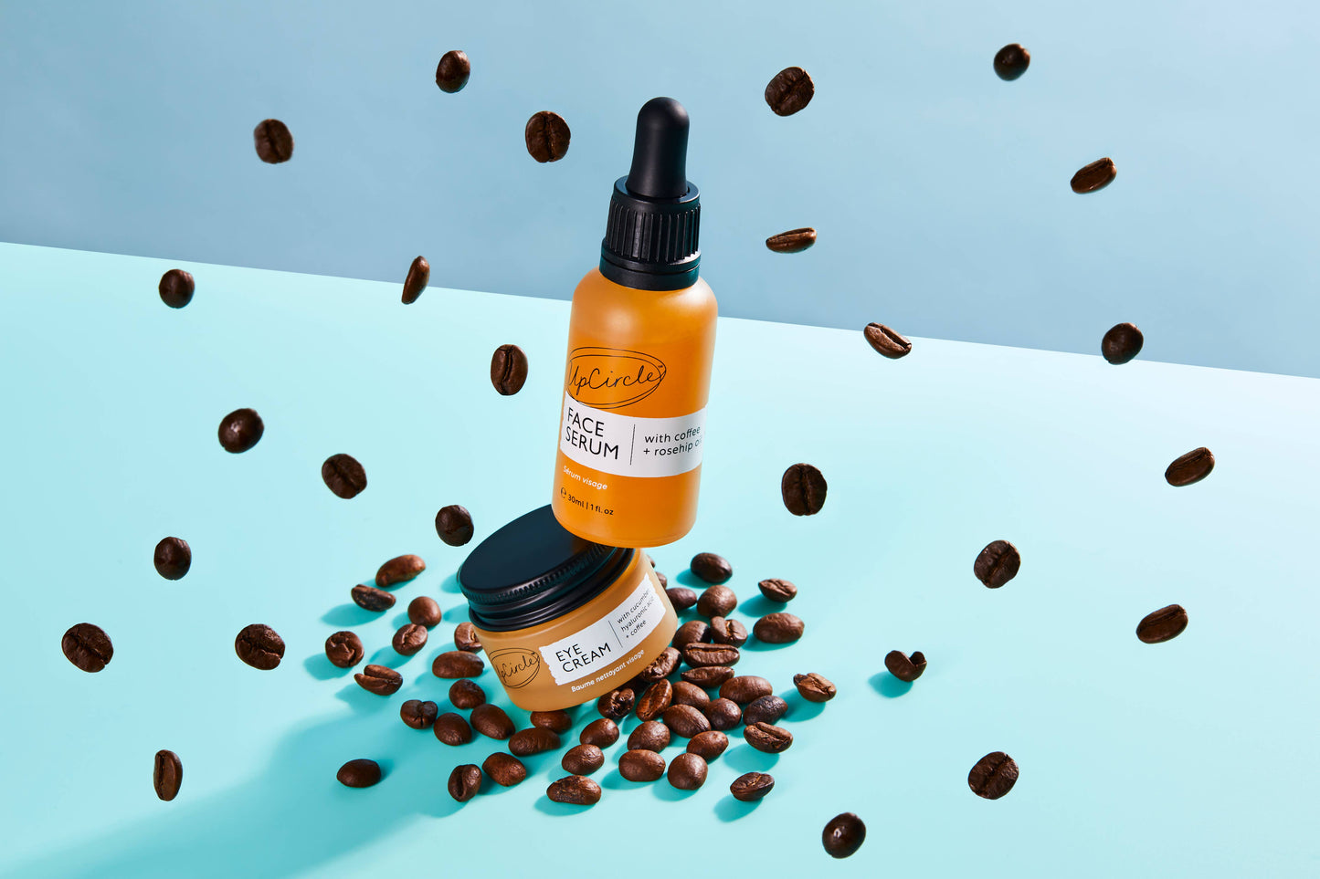 Eco Vegan Eye Cream with Cucumber, Hyaluronic Acid + Coffee