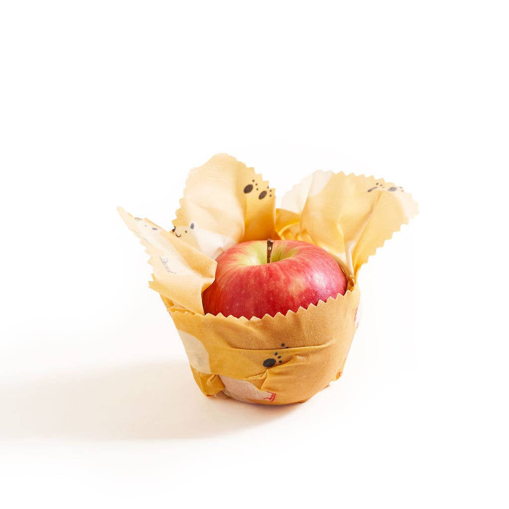 Beeswax Food Wraps - Honeycomb Pattern - 3 Pack