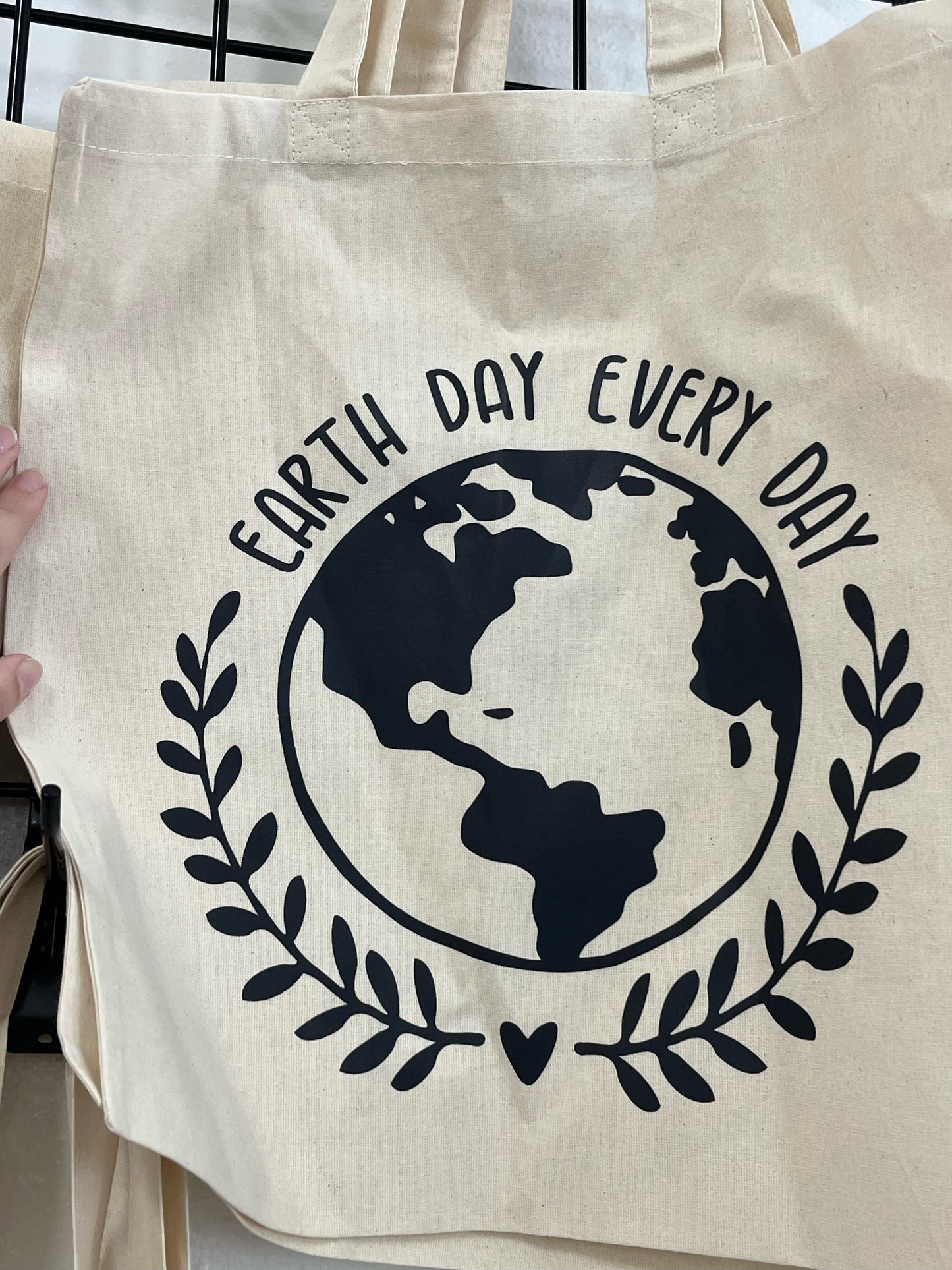 Natural Cotton Canvas Basic Tote Bags