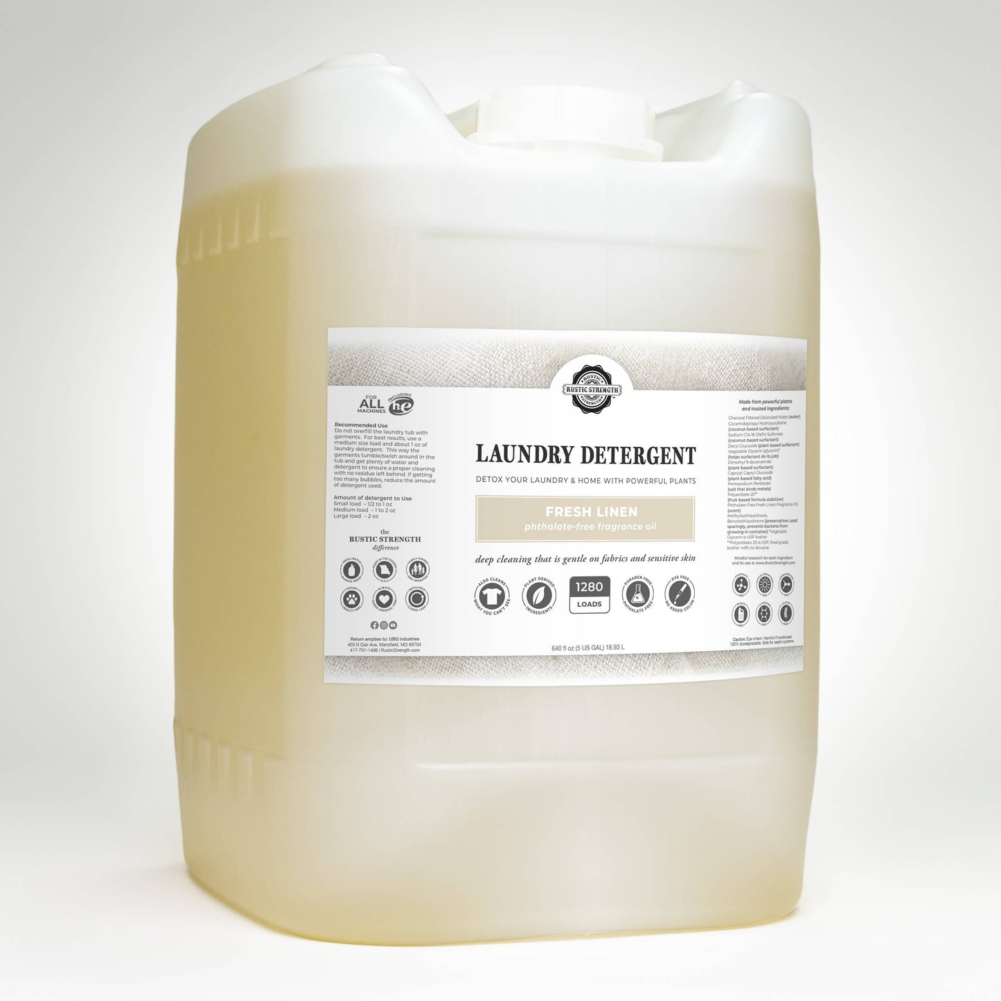 Truly Hypoallergenic Laundry Detergent | Non-Toxic for Skin - Priced Per Ounce