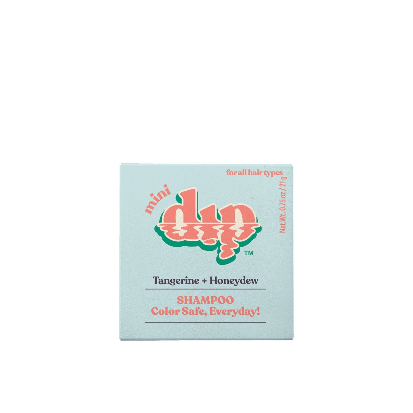 Mini Dip Color Safe Shampoo Bar for Every Day - Tangerine &