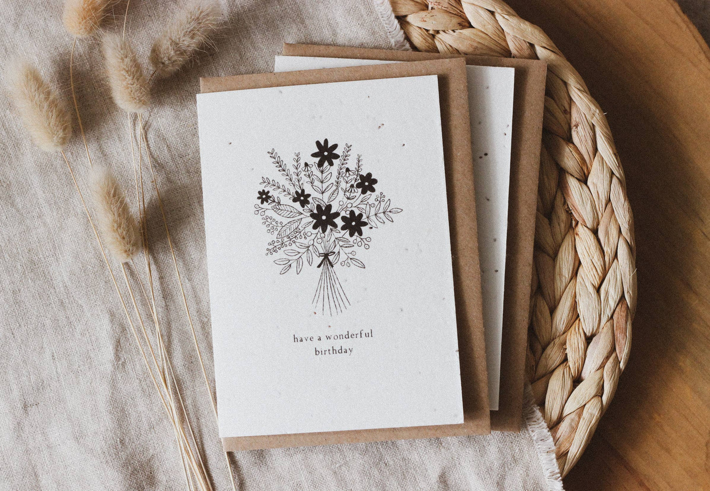 Happy Birthday Plantable Seed Card