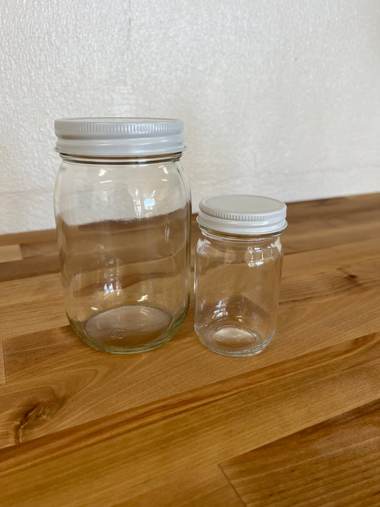 Jar with Metal Lid