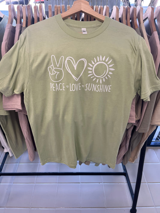 Sunshine Market Shirt  - Peace Love & Sunshine
