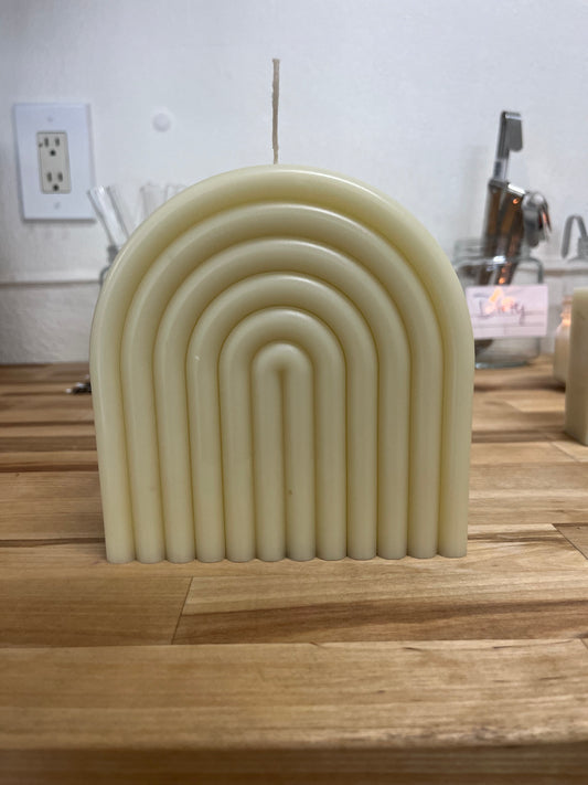 Large Arch Candle - 100% Beeswax