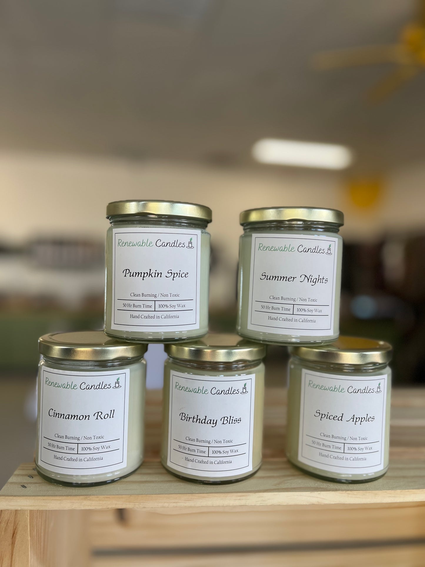 100% Soy Wax Candles