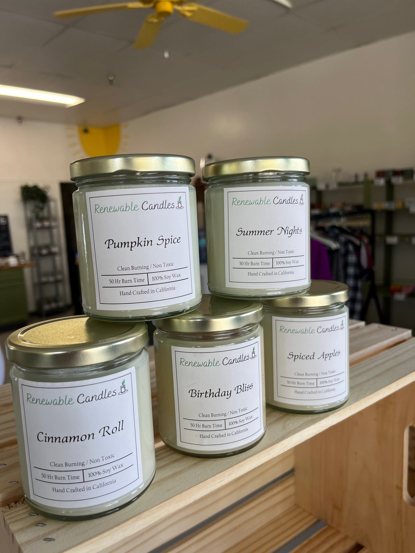 100% Soy Wax Candles