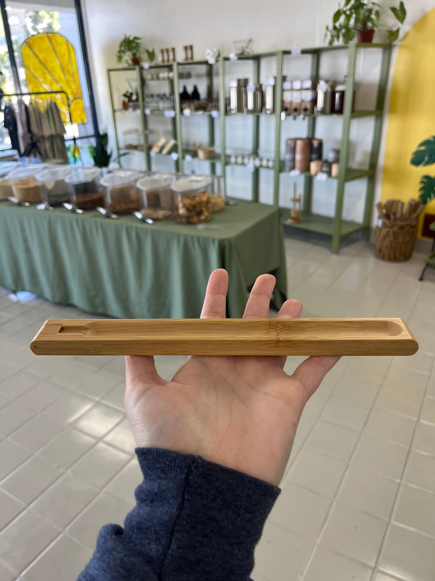 Bamboo Incense Holder