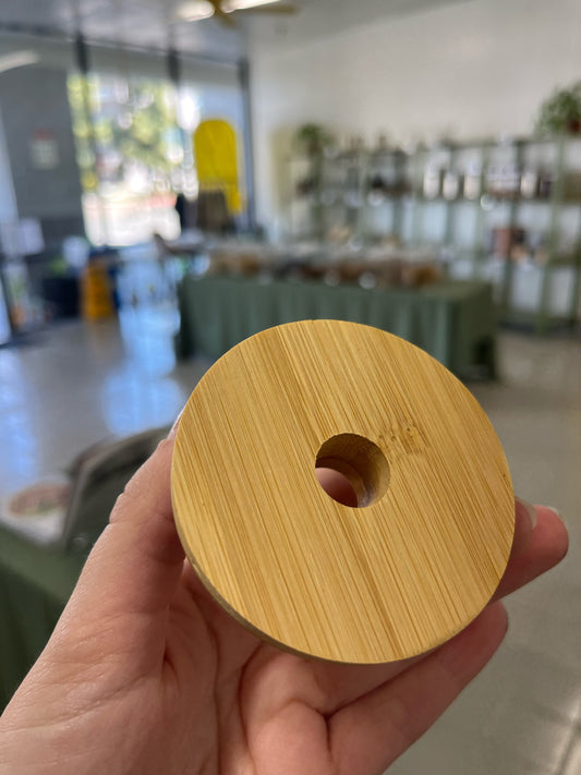 Regular Mouth Bamboo Lid