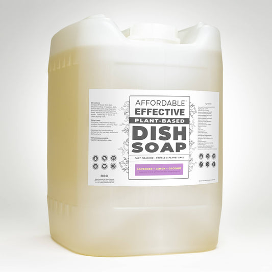 Affordable Effective Plant-Based Dish Soap | Non-Toxic - Priced Per Ounce