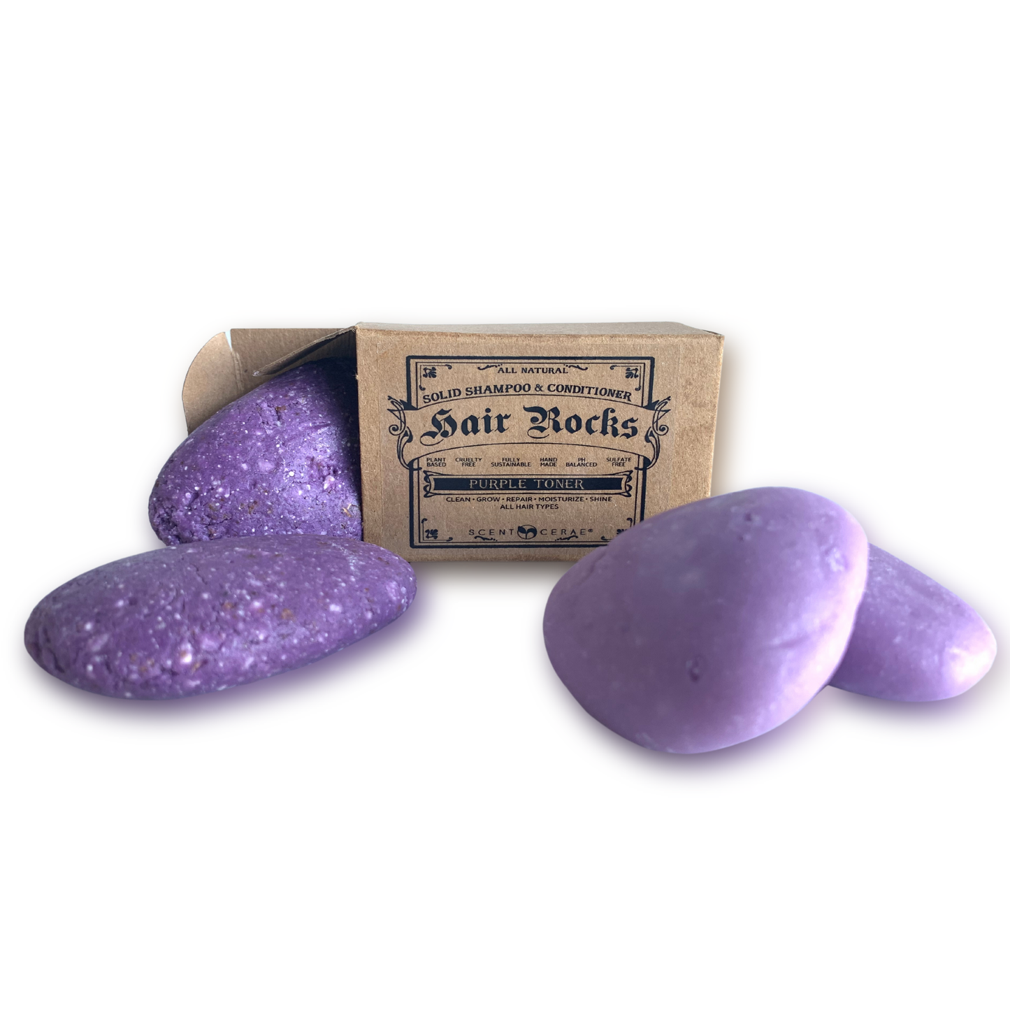 Hair Rocks Purple Toner Solid Shampoo Rocks