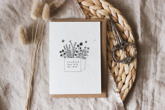 Sending Love Plantable Seed Card